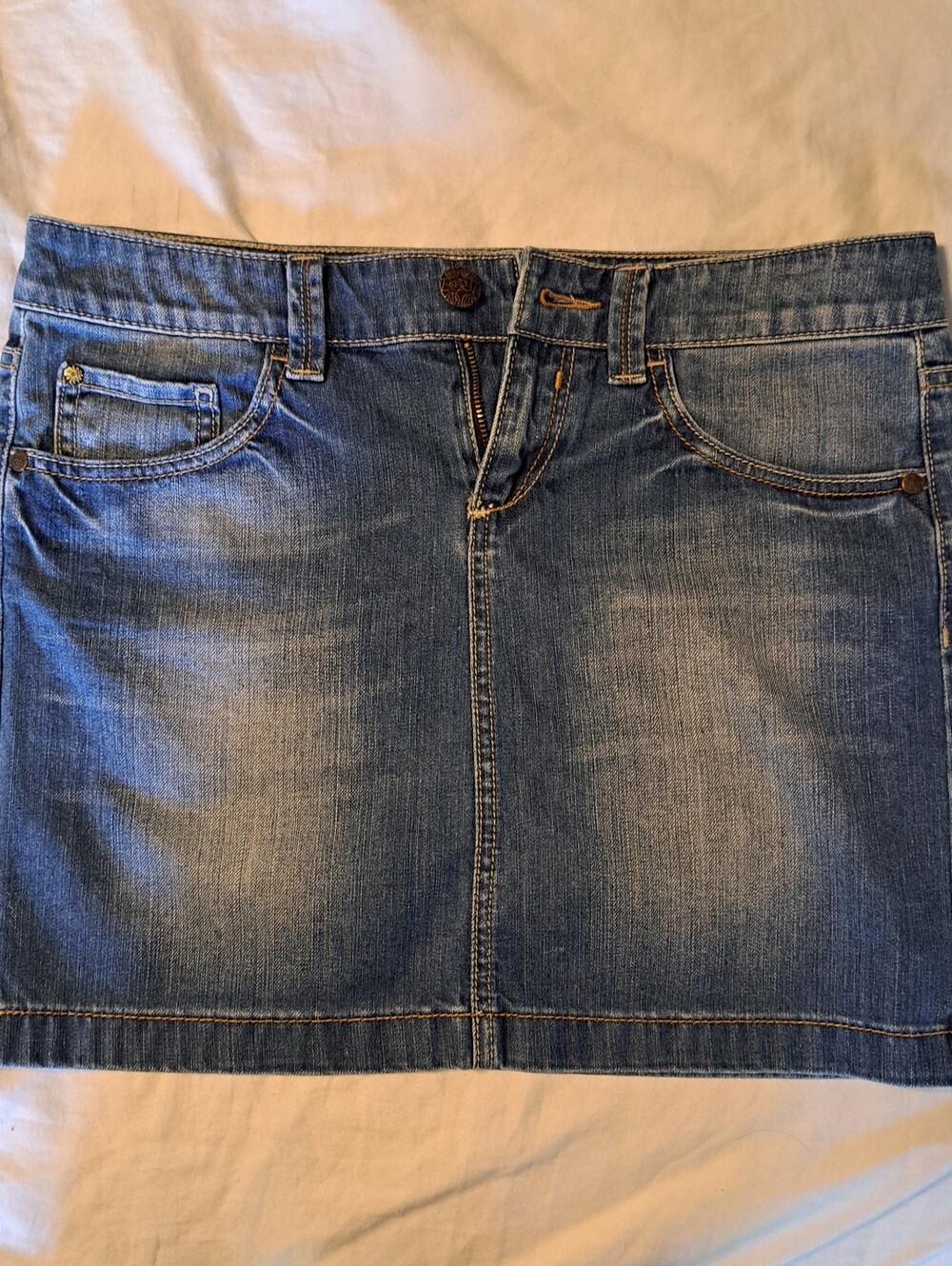Esprit Light Blue Denim Mini Skirt